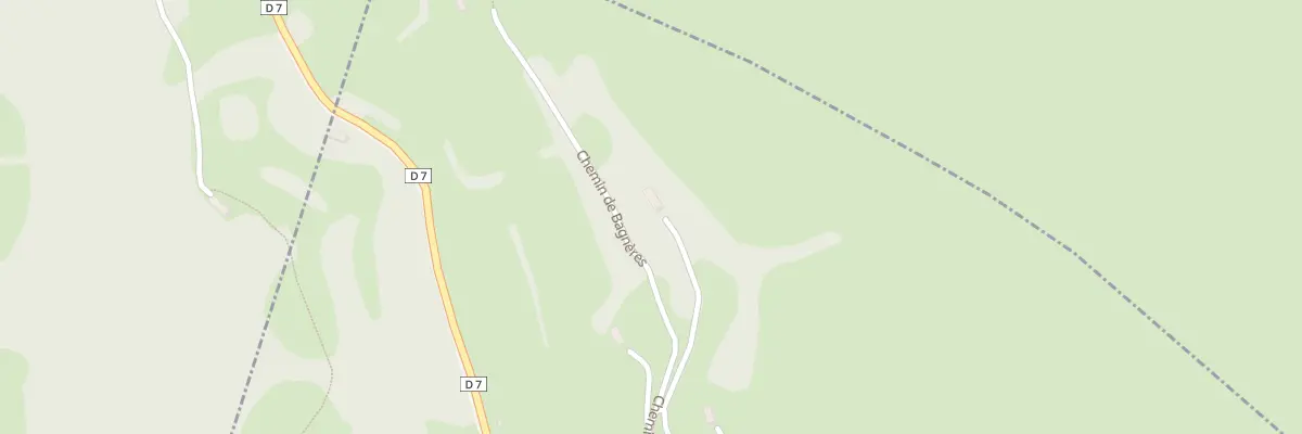 Plan du 8 Che de Bagnères à Gazost