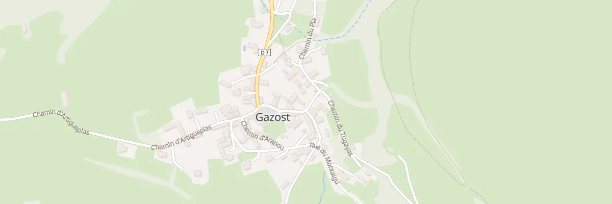 Plan du 9 Che de l’Eglise à Gazost