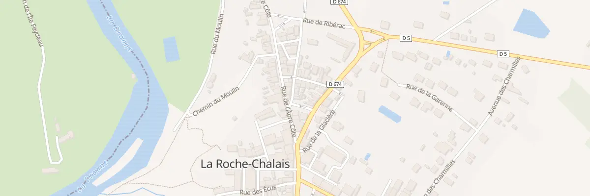 Plan du 2 Rue de la Fontaine à La Roche-Chalais