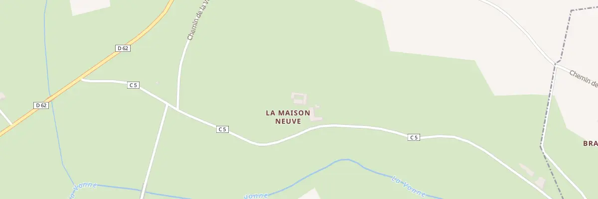 Plan du 5345 La Maison neuve à Sanxay