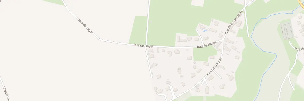 Plan du 25 Rue de Hayet à Lanne