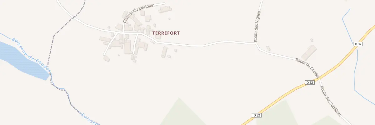 Plan du 149 Terrefort à Minzac