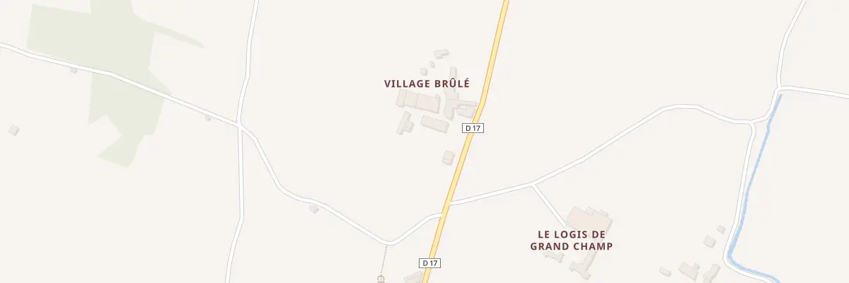 Plan du 68 Grand Champ à Lezay