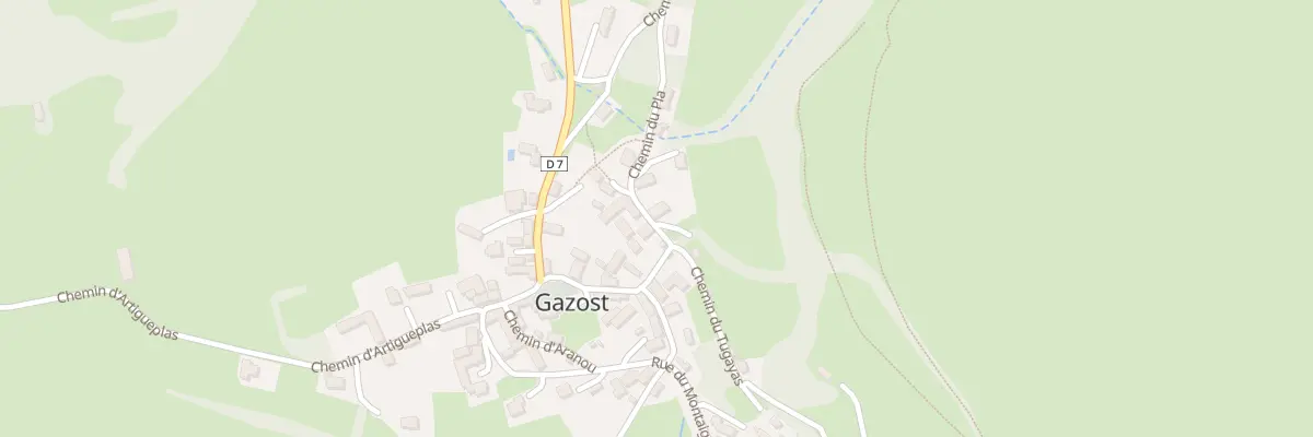 Plan du 2 Che du Pla à Gazost