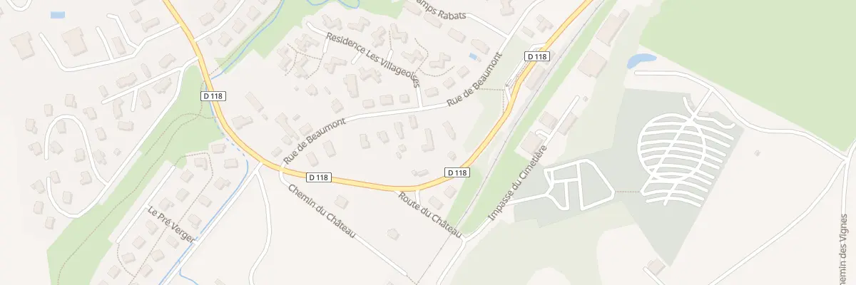 Plan du 16 Rue de Beaumont à Villers-sur-Mer