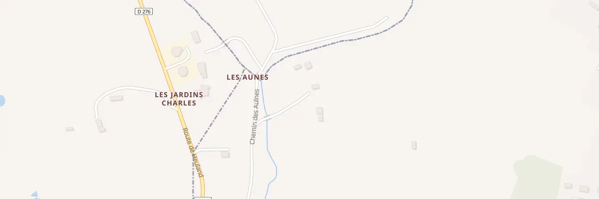 Plan du 5110 Les Aunes à Danestal