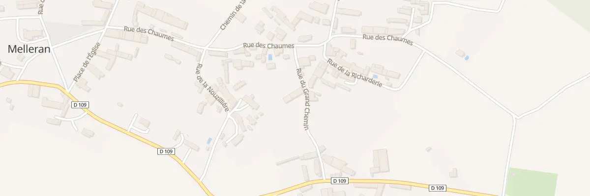 Plan du 1 Rue du Grand Chemin à Melleran