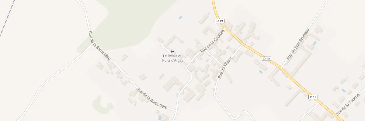 Plan du 9 Rue de la Couture à Arçay