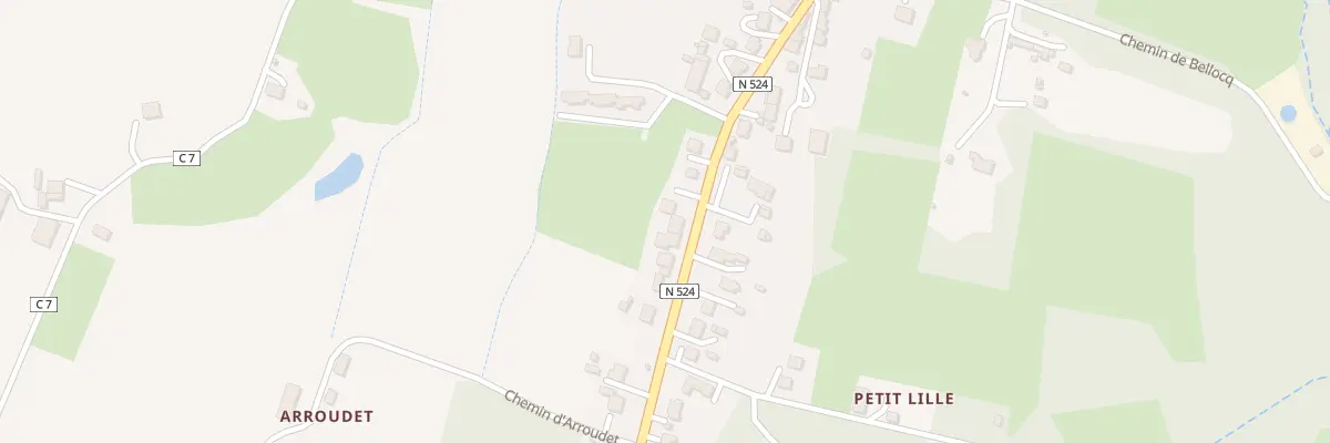 Plan du 244 Rte d’Eauze à Gabarret