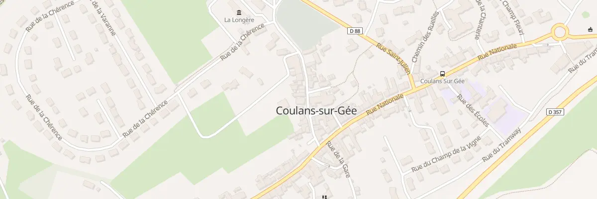 Plan du 11 Rue du Thuret à Coulans-sur-Gée
