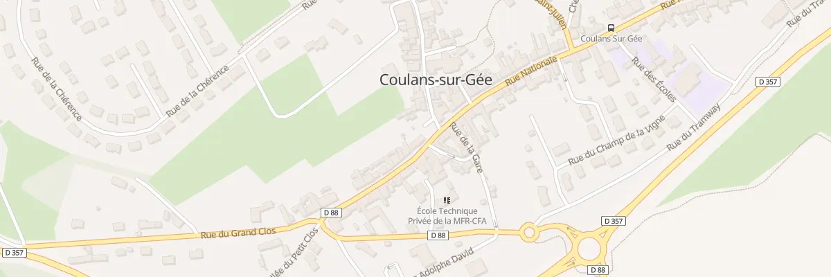 Plan du 46 Rue Nationale à Coulans-sur-Gée