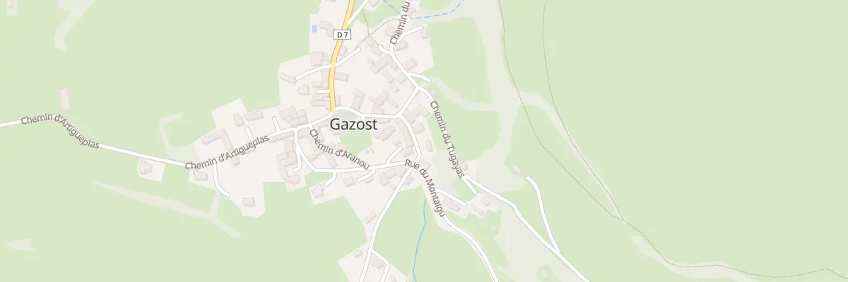 Plan du 4 Che de la Fontaine à Gazost