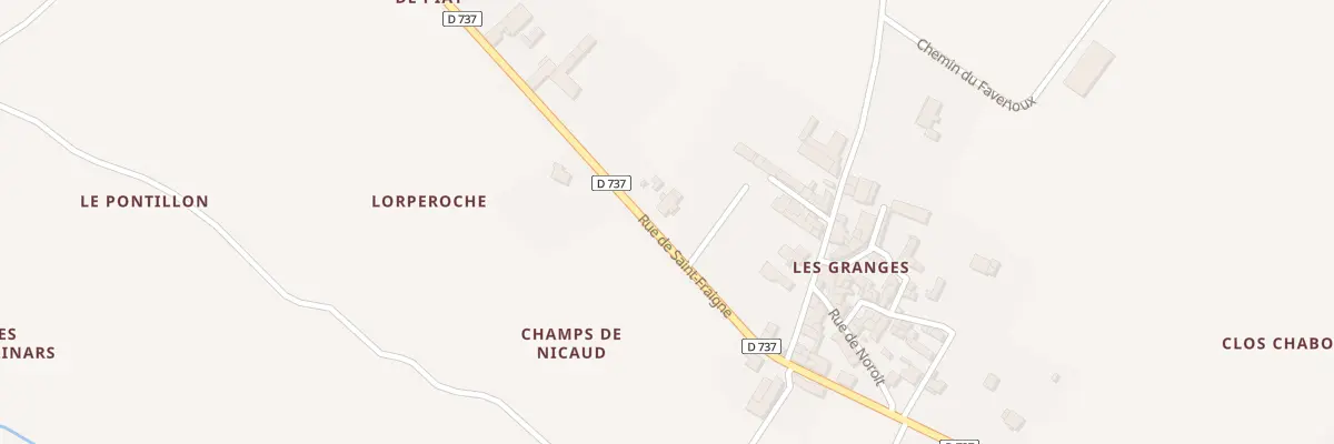 Plan du 60 Rue de Saint-Fraigne à Aigre