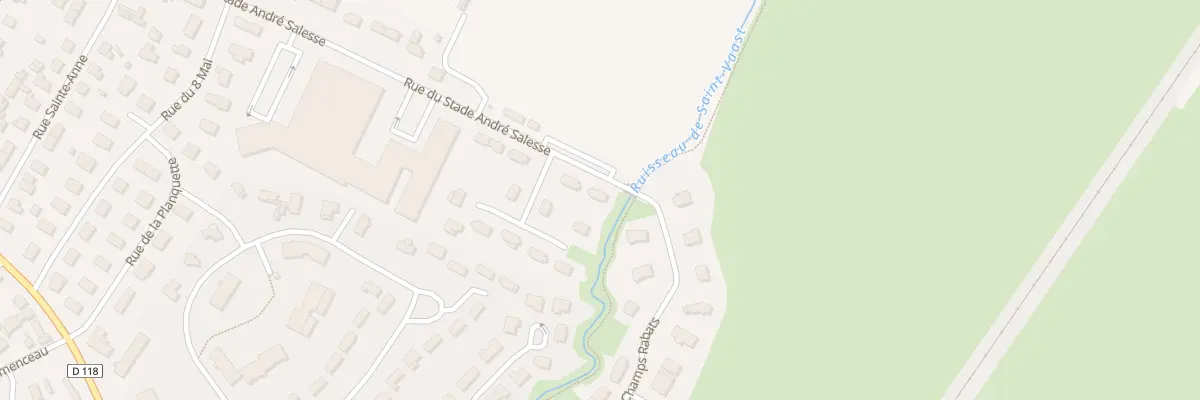 Plan du 58 Rue du Stade Andre Sallesse à Villers-sur-Mer