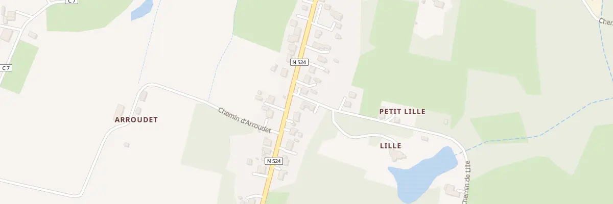 Plan du 32 Che de Lille à Gabarret