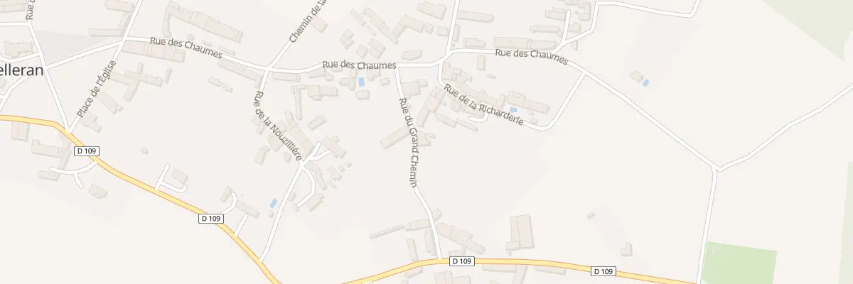Plan du 5061 Rue du Grand Chemin à Melleran