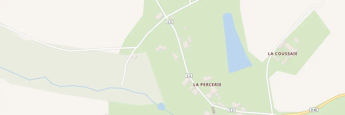 Plan du 13 La Percerie à Ayron