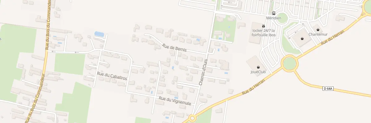 Plan du 5 Rue de Bernis à Ibos