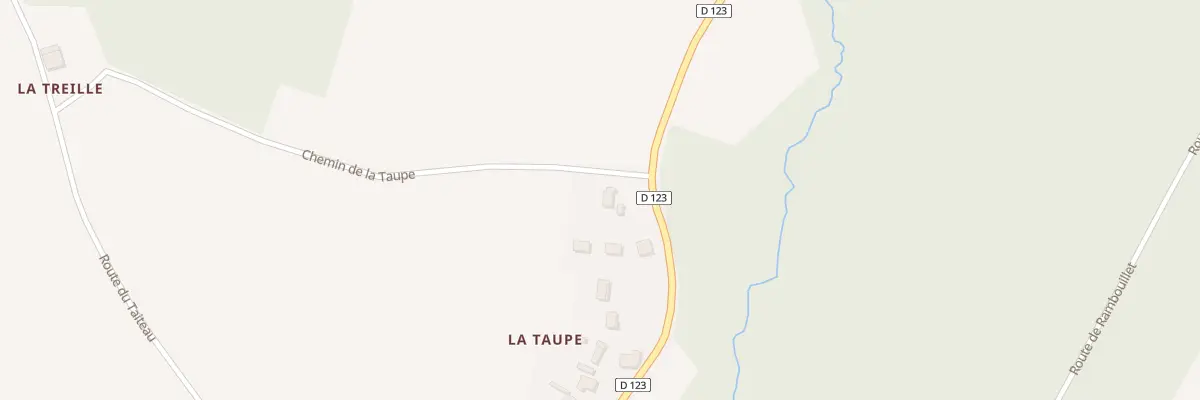 Plan du 292 La Taupe Ouest à Porchères