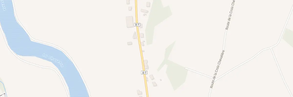 Plan du 158 Rte de la Charente à Sireuil