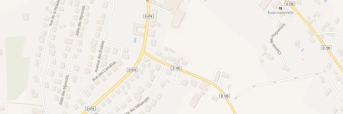Plan du 6 Rue des Glaïeuls à La Roche-Chalais