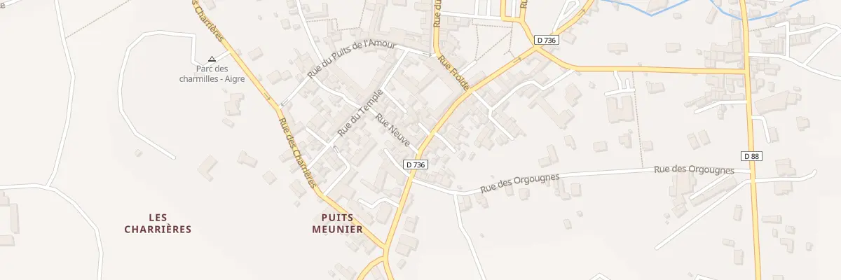 Plan du 10 Rue de la Gendarmerie à Aigre