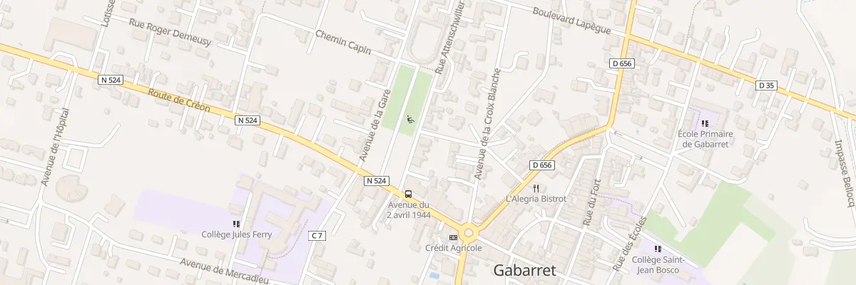 Plan du 60 Rue Attenschwiller à Gabarret
