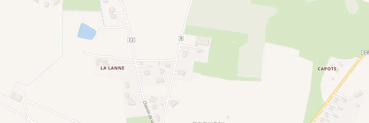 Plan du 228 Che de Lempeout à Gabarret