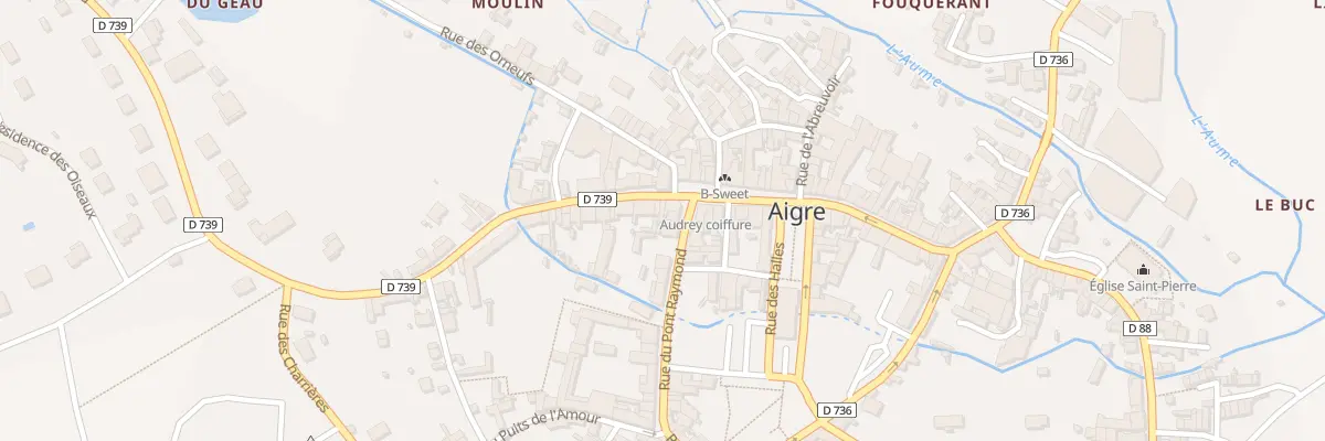 Plan du 4 Rue du Pont Boursier à Aigre
