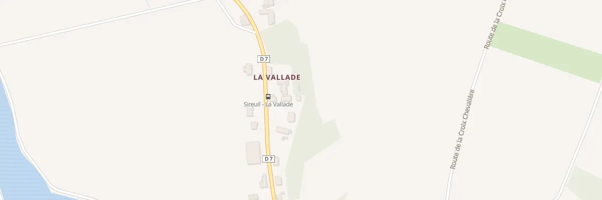 Plan du 5449 La Vallade à Sireuil