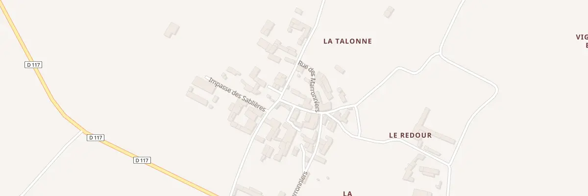 Plan du 21 Rue des Marronniers Genac à Genac-Bignac