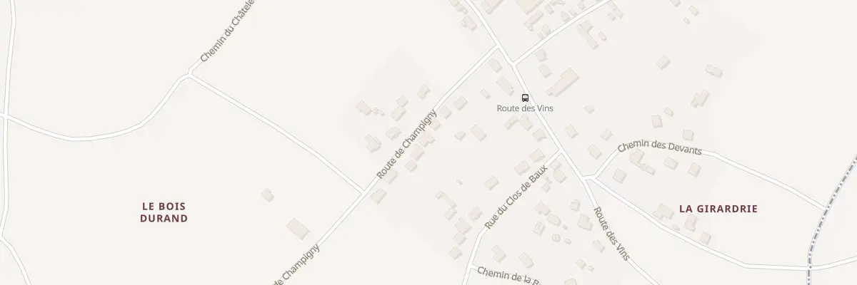 Plan du 11 Rte de Champigny à Parnay