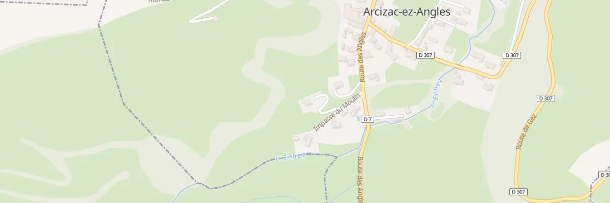 Plan du 2 Imp du Moulin à Arcizac-ez-Angles