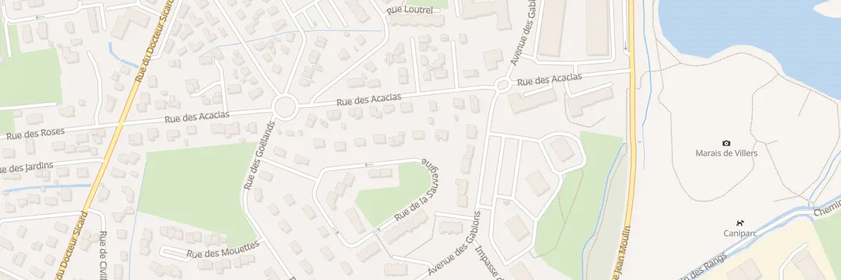 Plan du 15 Rue de la Sauvagine à Villers-sur-Mer