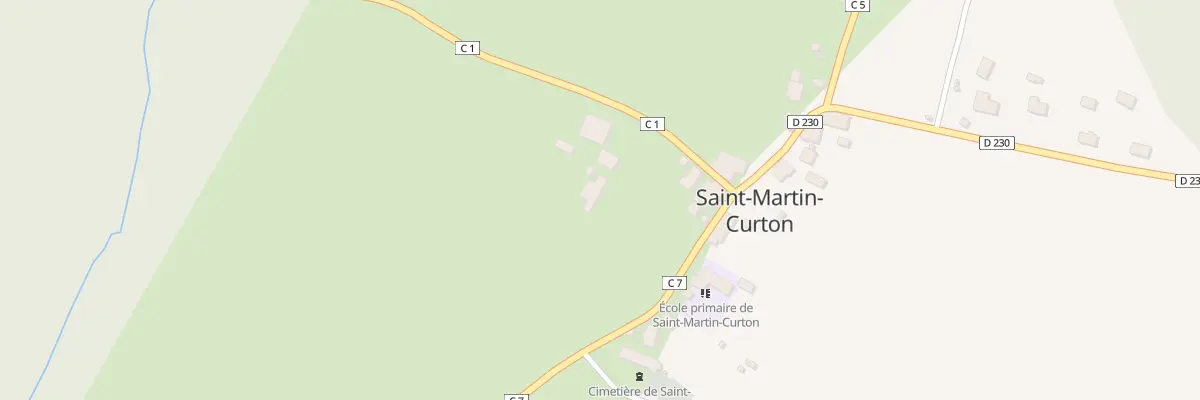 Plan du 10 Le Bourg à Saint-Martin-Curton