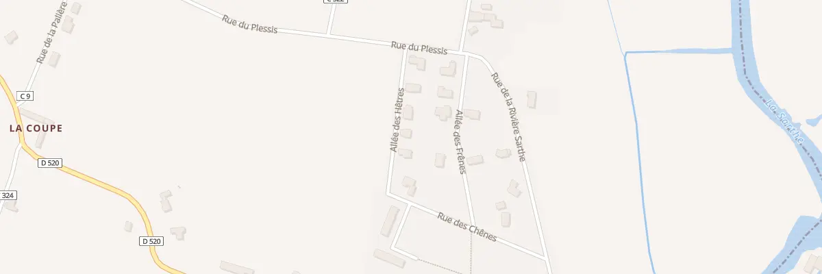 Plan du 56 All des Hêtres à Mieuxcé