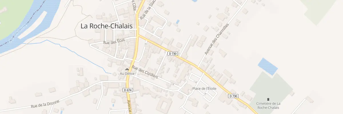 Plan du 17 Av du Stade à La Roche-Chalais