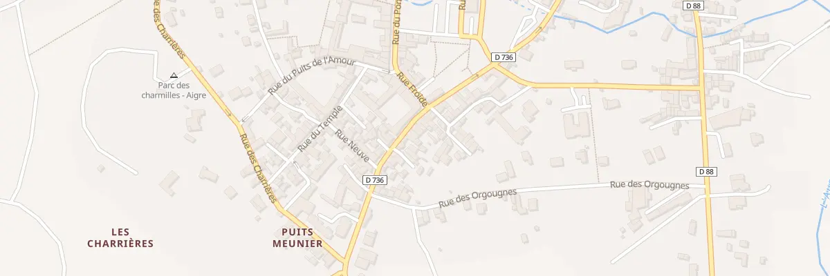 Plan du 11 Rue de la Gendarmerie à Aigre