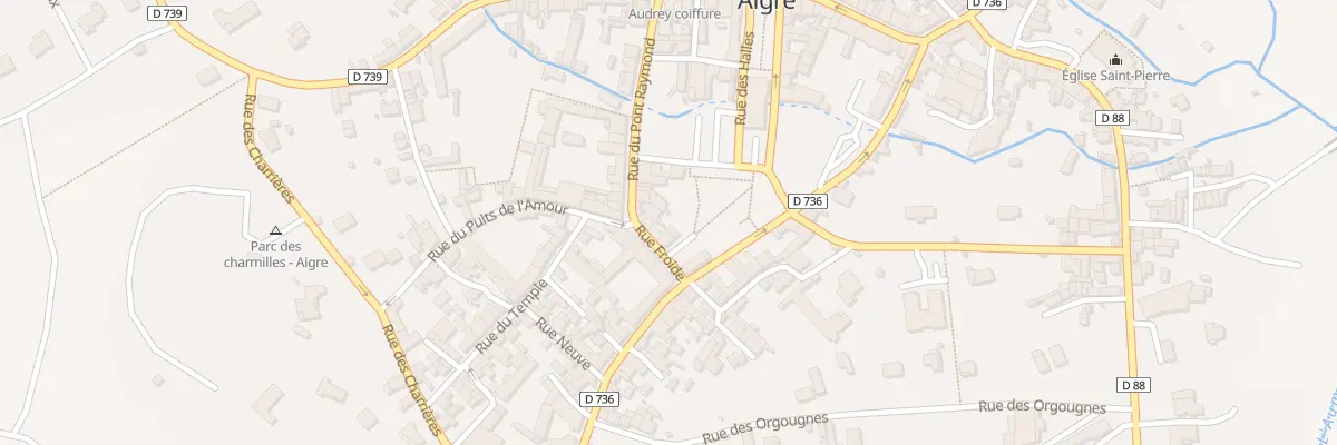 Plan du 17 Rue du Pont Raymond à Aigre