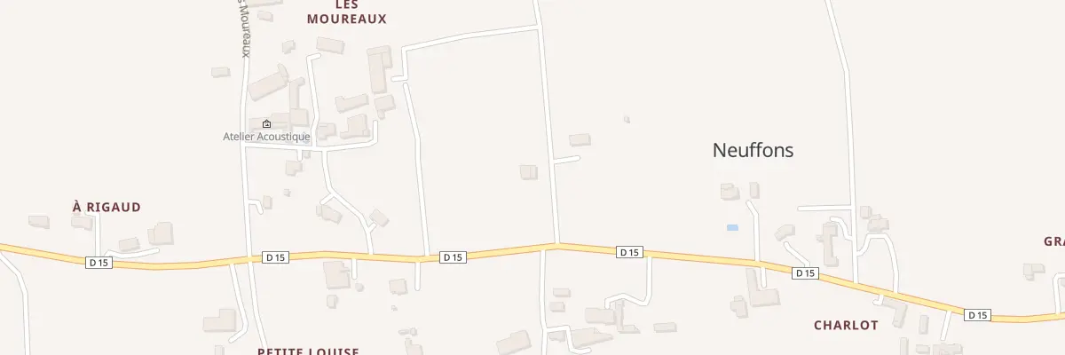 Plan du 1 Les Moureaux à Neuffons