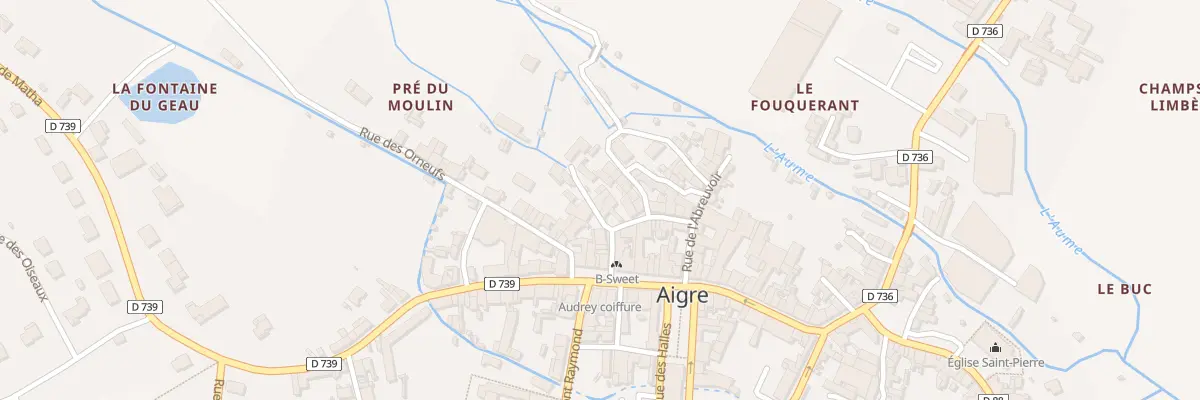 Plan du 1 Imp des Allenets à Aigre