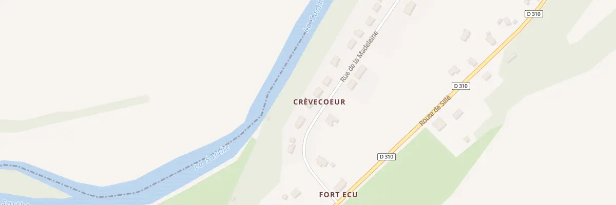 Plan du 50 Rue de la Madeleine à Saint-Aubin-de-Locquenay