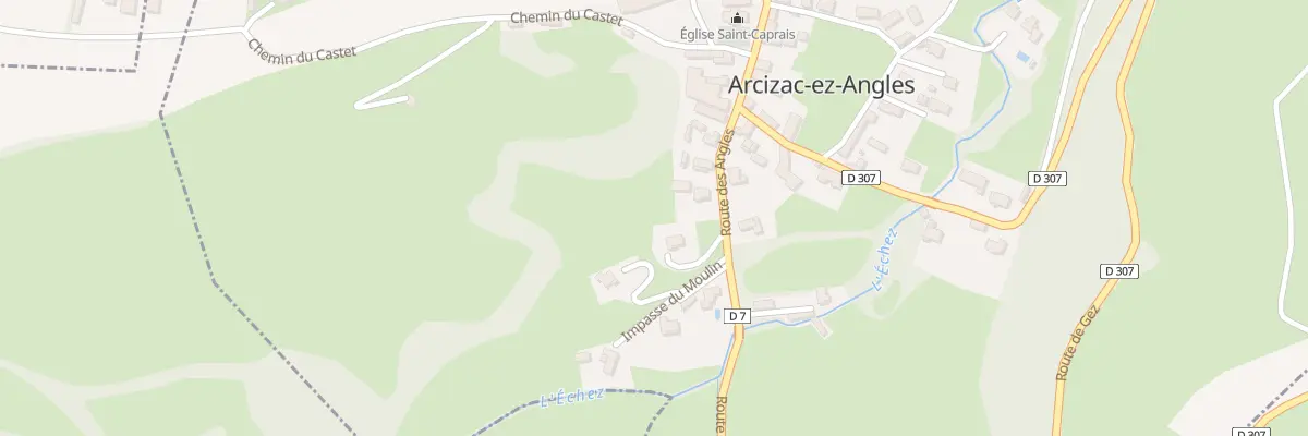 Plan du 5019 Imp du Moulin à Arcizac-ez-Angles