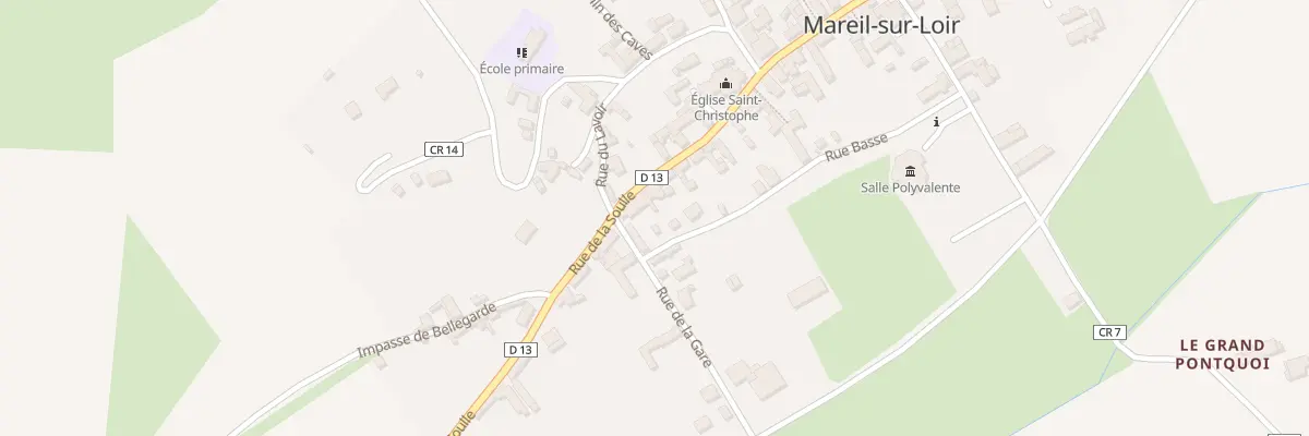 Plan du 10 Rue de la Soulle à Mareil-sur-Loir