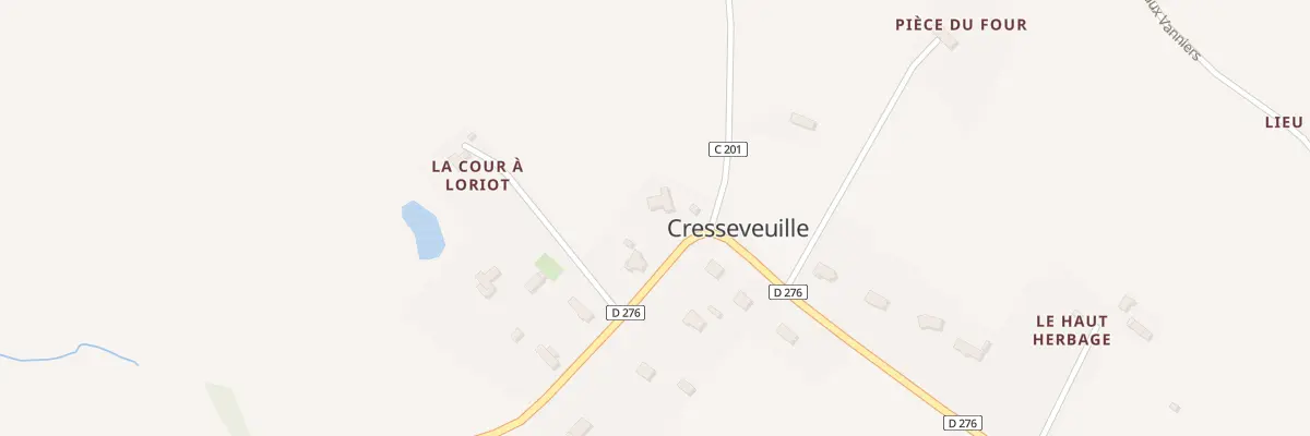 Plan du 1717 Rte de la Mairie à Cresseveuille