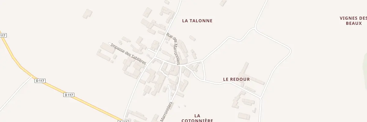 Plan du 3 Rue de la Fontaine à Genac-Bignac