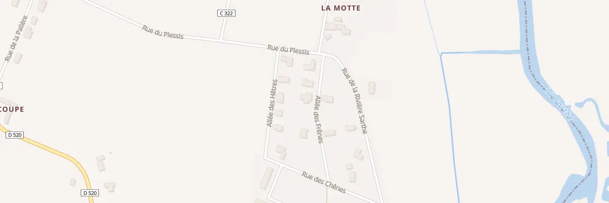 Plan du 68A All des Frênes à Mieuxcé
