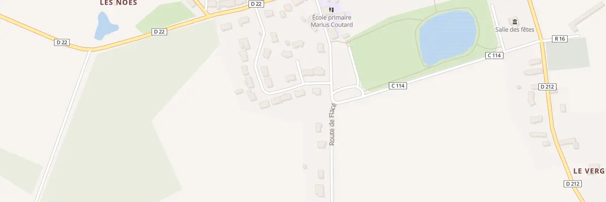 Plan du 1 Rue du Portail à Souligné-Flacé