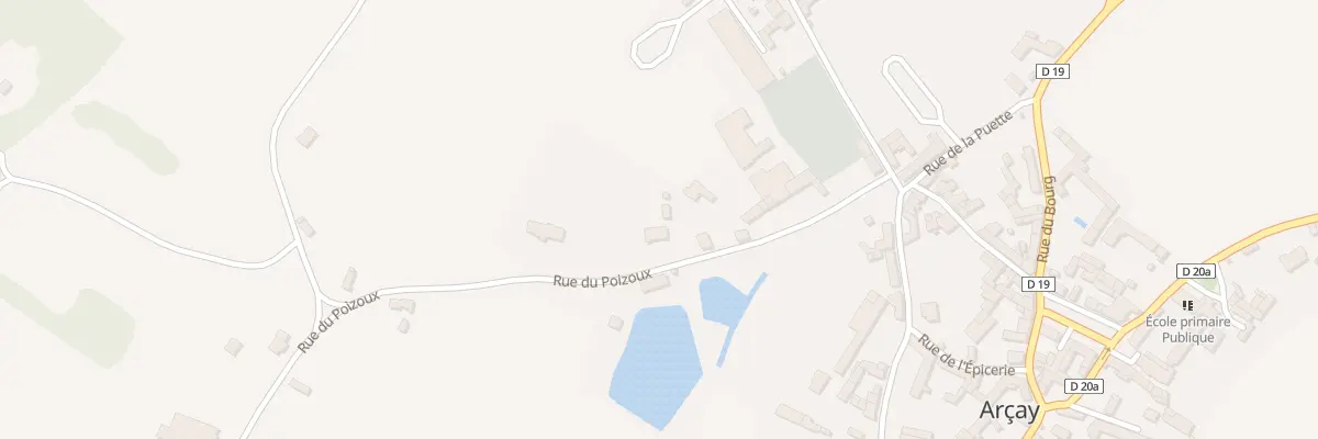 Plan du 3A Rue du Poizoux à Arçay