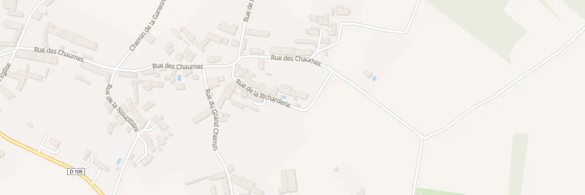 Plan du 5052 Rue de la Richarderie à Melleran